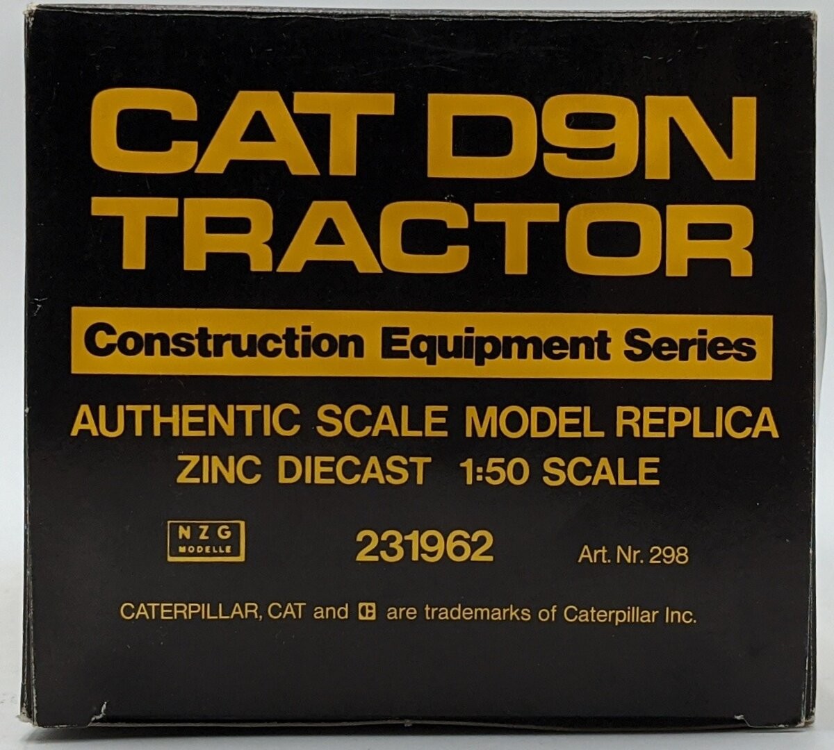 NZG 298 1:50 Scale Diecast Caterpillar D9N Track-Type Tractor