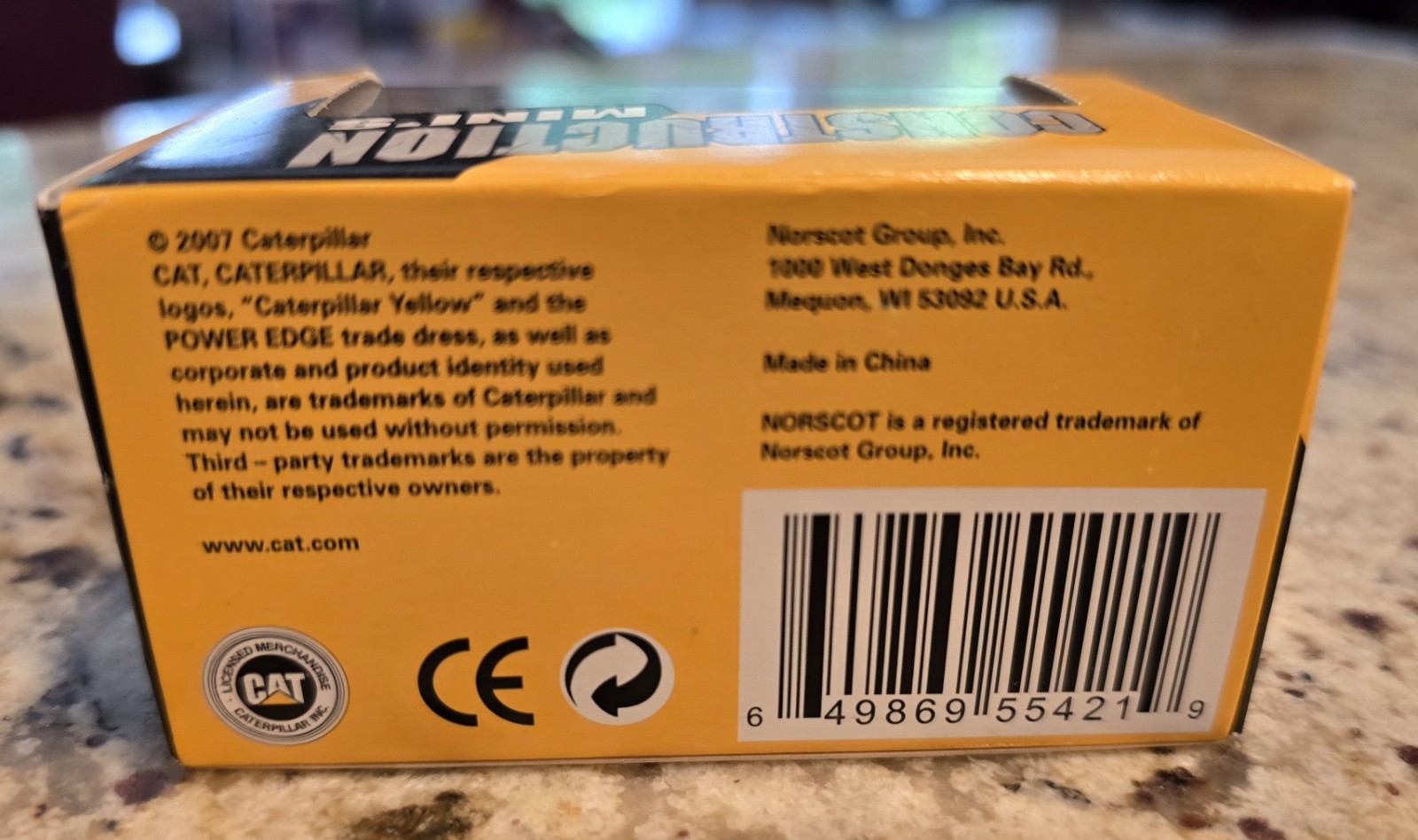 Norscot Minis CAT Caterpillar D5G XL Track-Type Tractor Diecast NIB N Scale