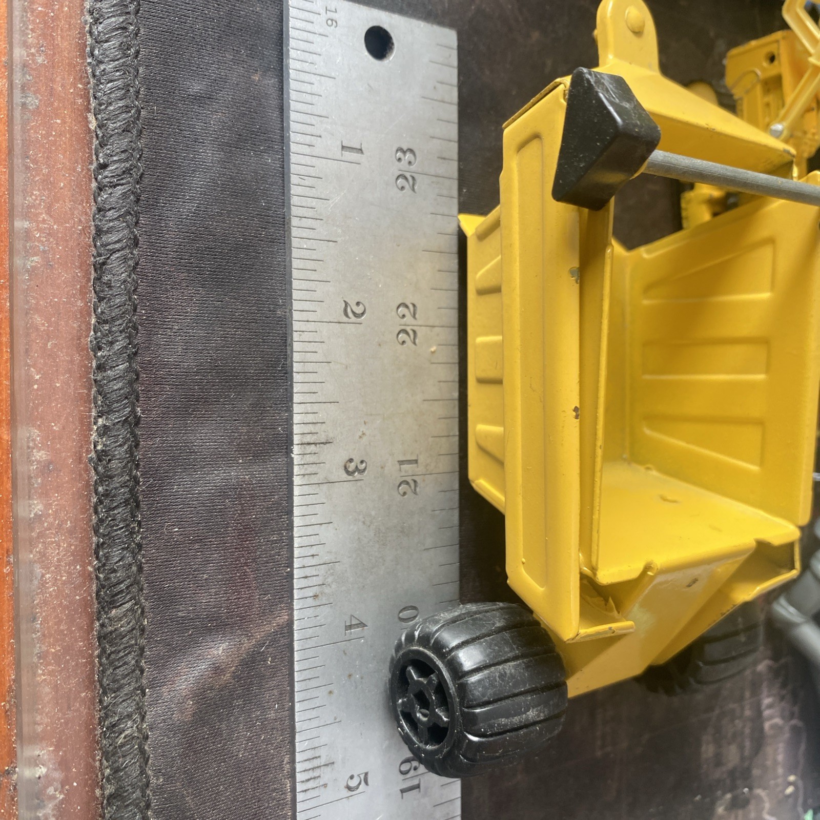 Yellow Pan Scraper earth mover Trailer Toy Unnamed And Zylmex Bulldozer