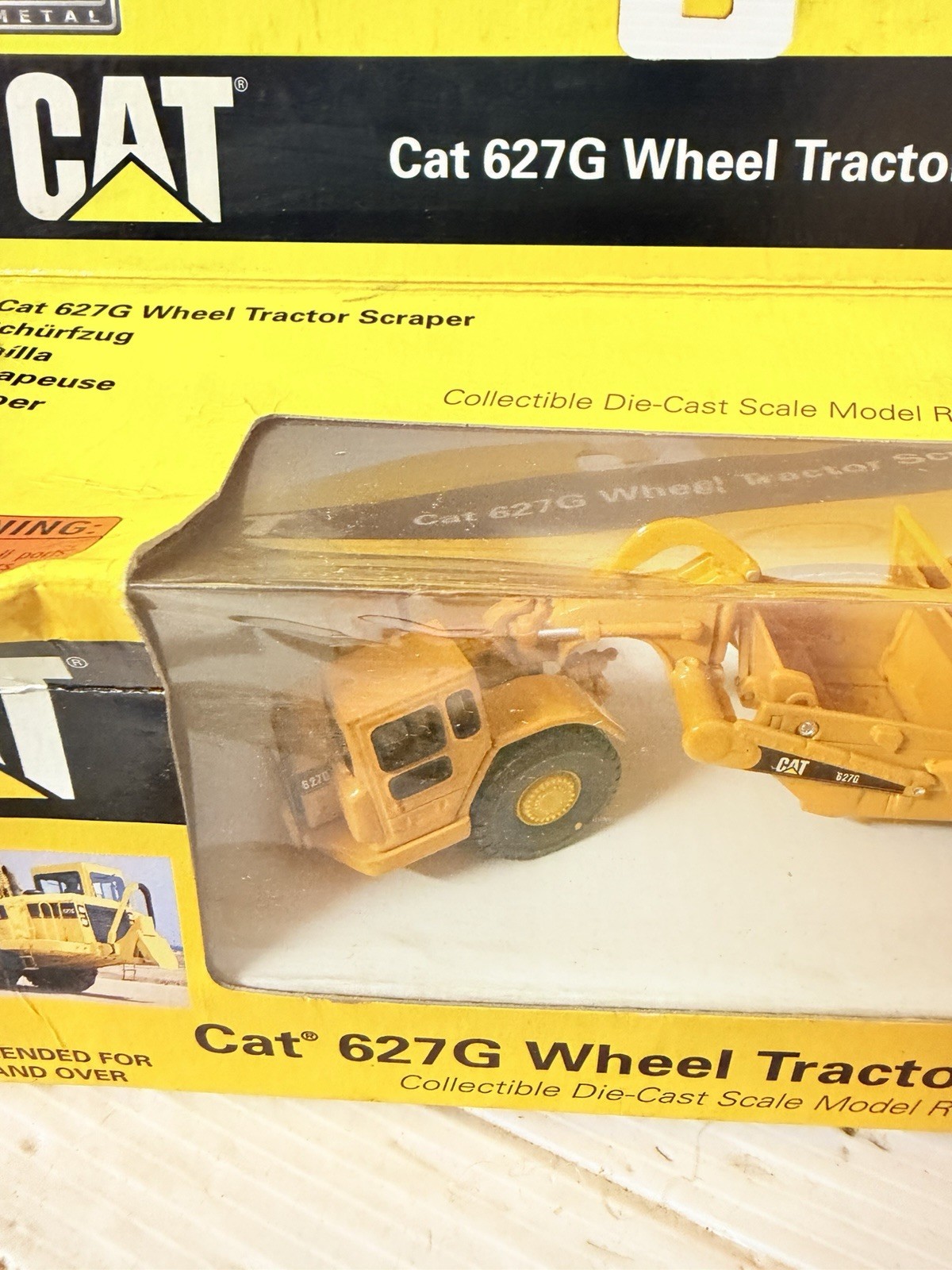 CAT CATERPILLAR 627G WHEEL TRACTOR SCRAPER ERTL 1:87 SCALE NEW!