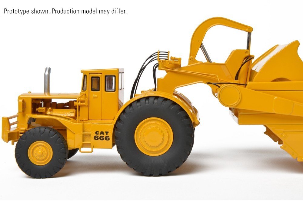CATERPILLAR 666 80TON WHEEL SCRAPER BY CCM