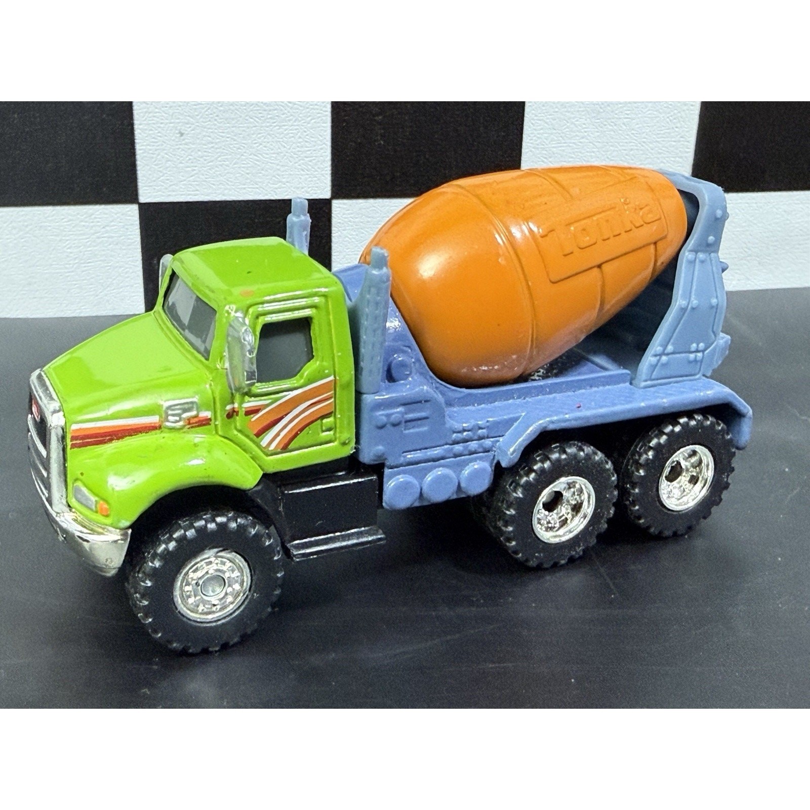 Tonka Lot of 3 Construction Trucks Cement Mixer, Bulldozer, Fire Truck
