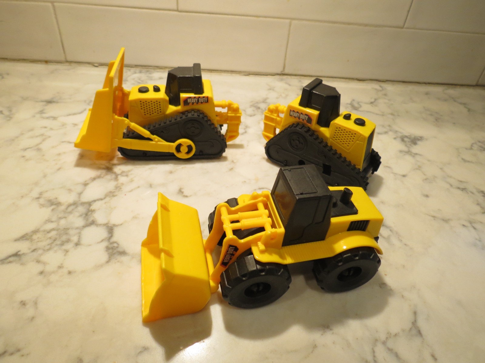Cat toy Construction vehicles dump truck payloader front loader bulldozer
