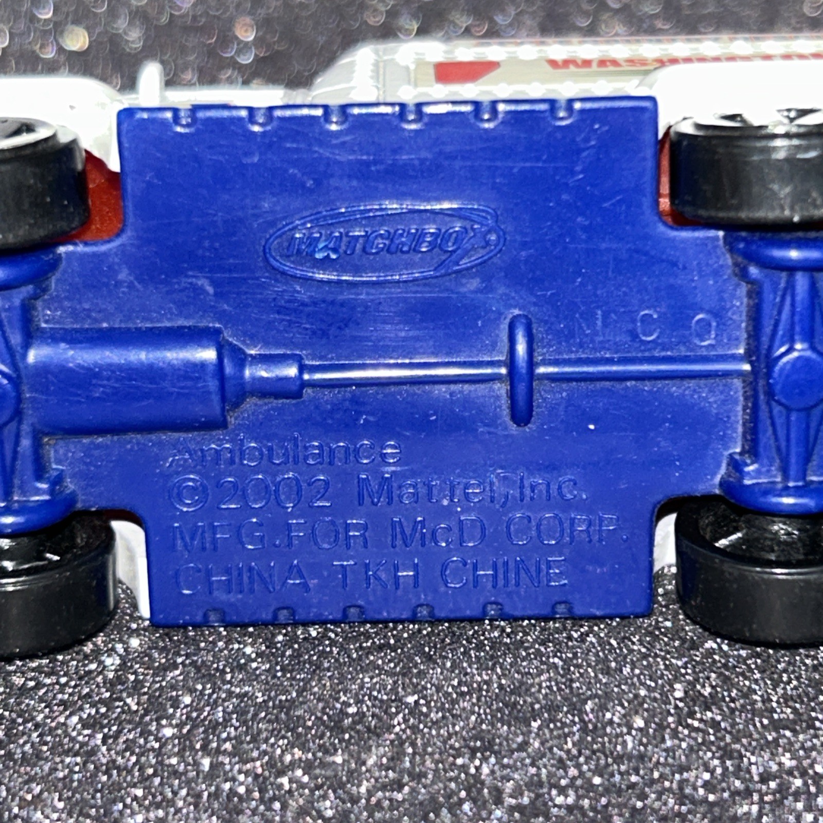 2002 Matchbox Ambulance Washington Apple Country Rescue R532