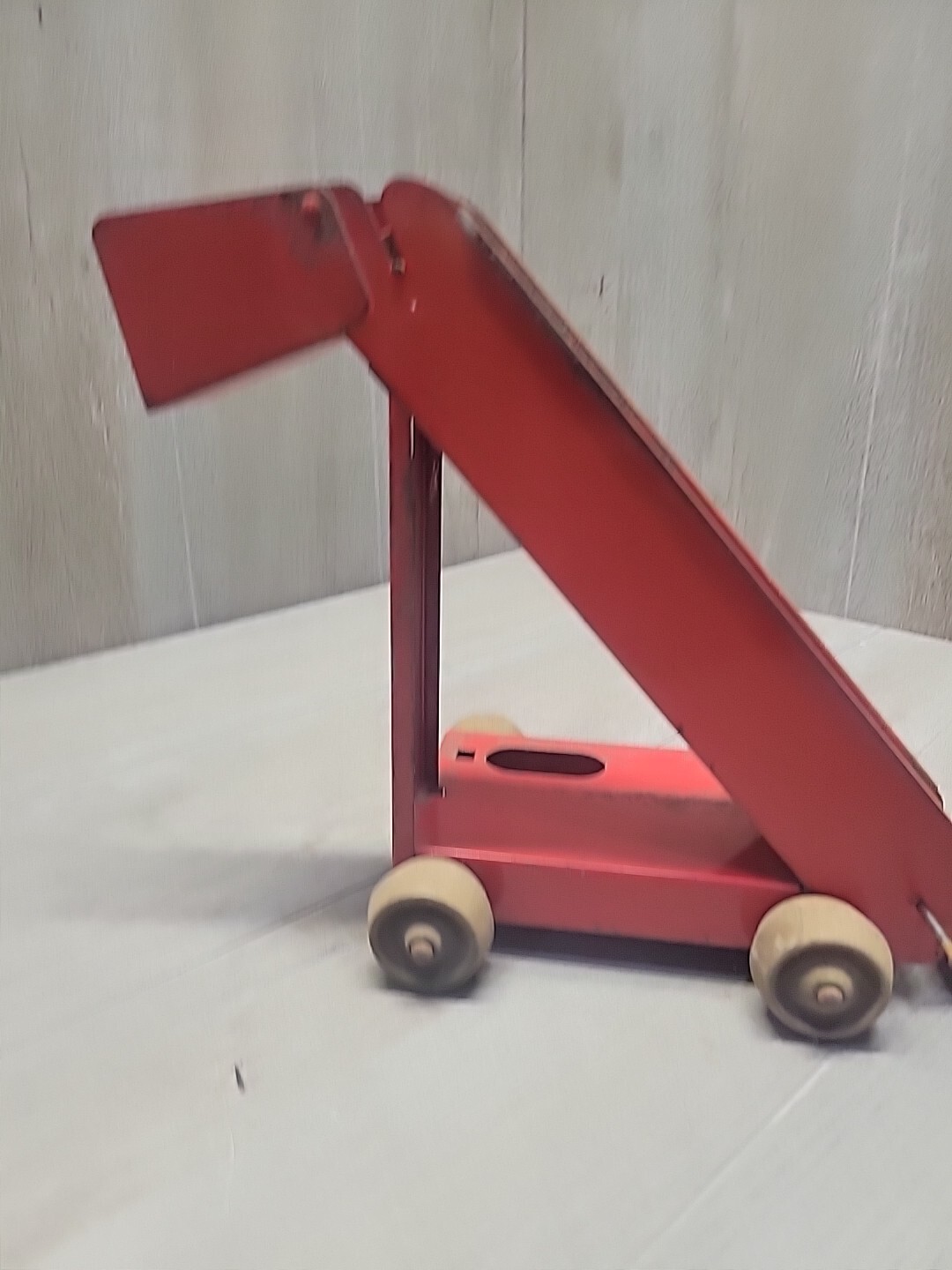 Vintage Rare Portable Scoop-N-Load Sand Loader W/ Wooden Wheels