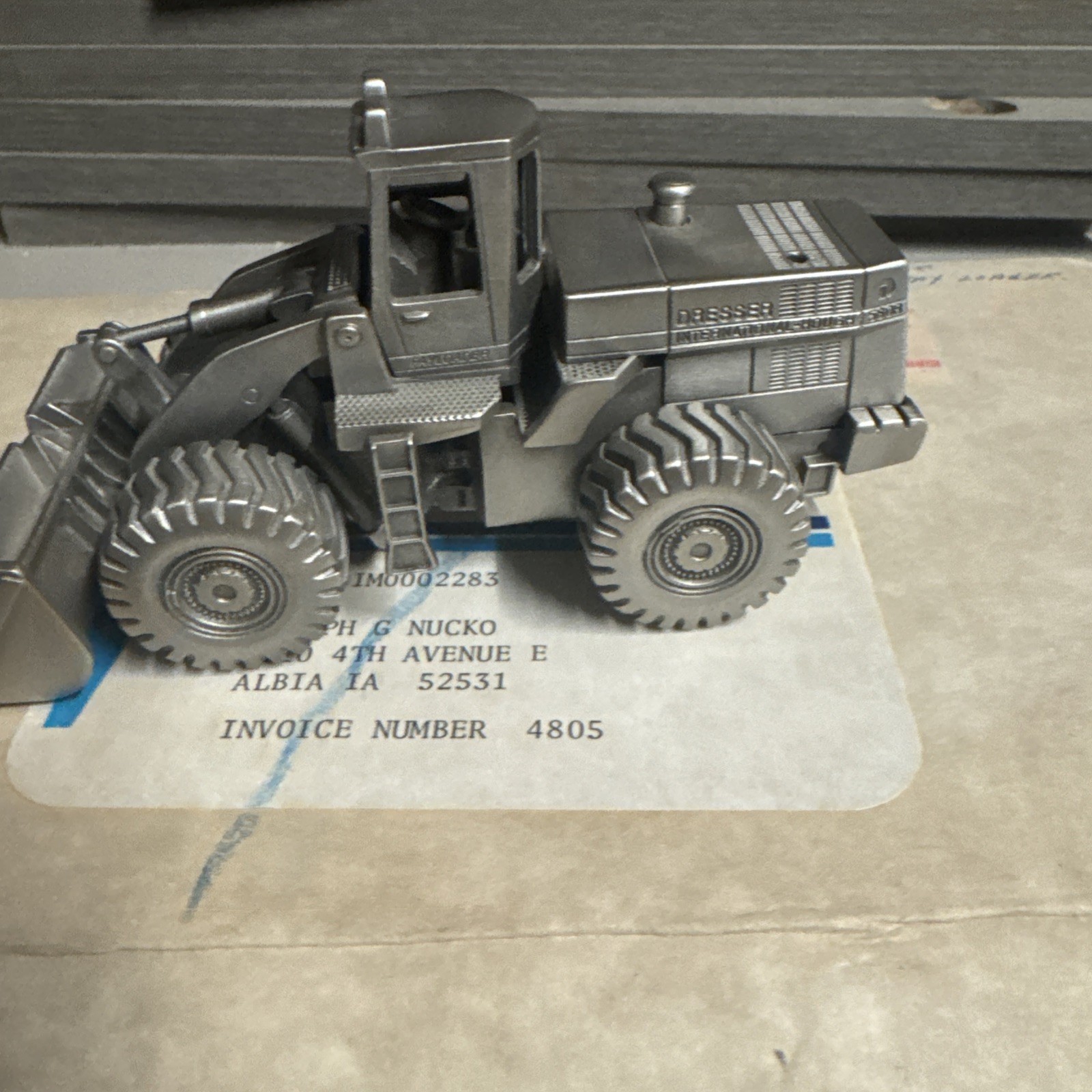RayGo Rascal 4100 Compactor Precision Pewter Artisans Hard Hat Collection Box