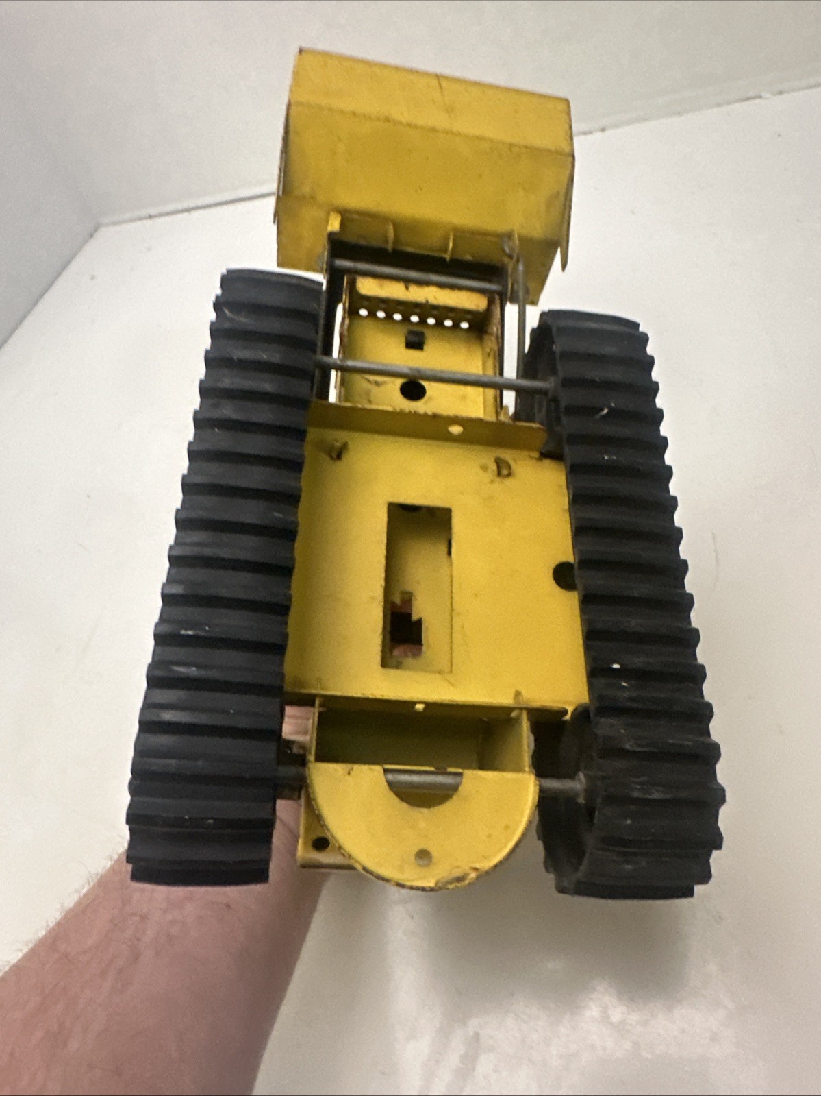 Vintage Tonka Crawler Loader Pressed Steel Toy Bulldozer Tracks USA