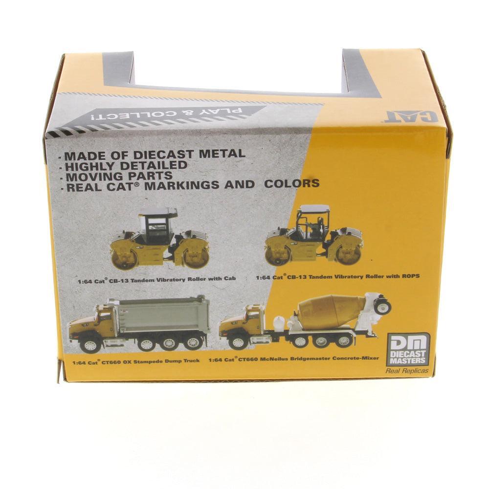 Caterpillar CB-13 Tandem Vibratory Roller with ROPS 1:64 Diecast 85630
