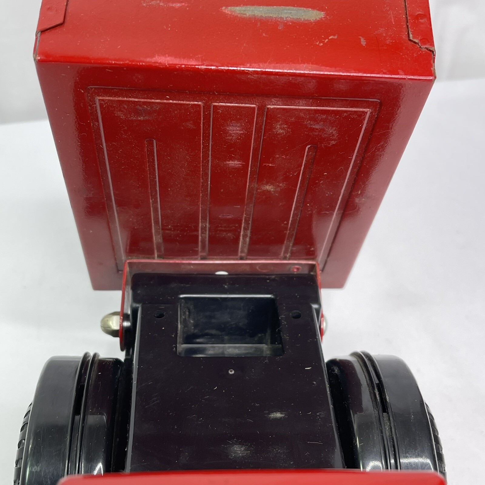 NyLint Classics Rockford IL Coal & Gravel Co Dump Truck Red Metal Vintage VIDEO