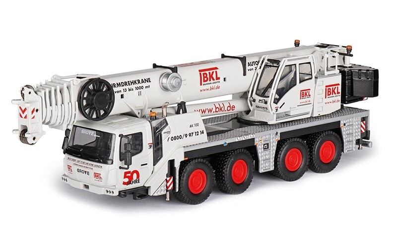 CONRAD – GROVE GMK 4100L-1 BKL Grue mobile – 1/50 – CON2119/02