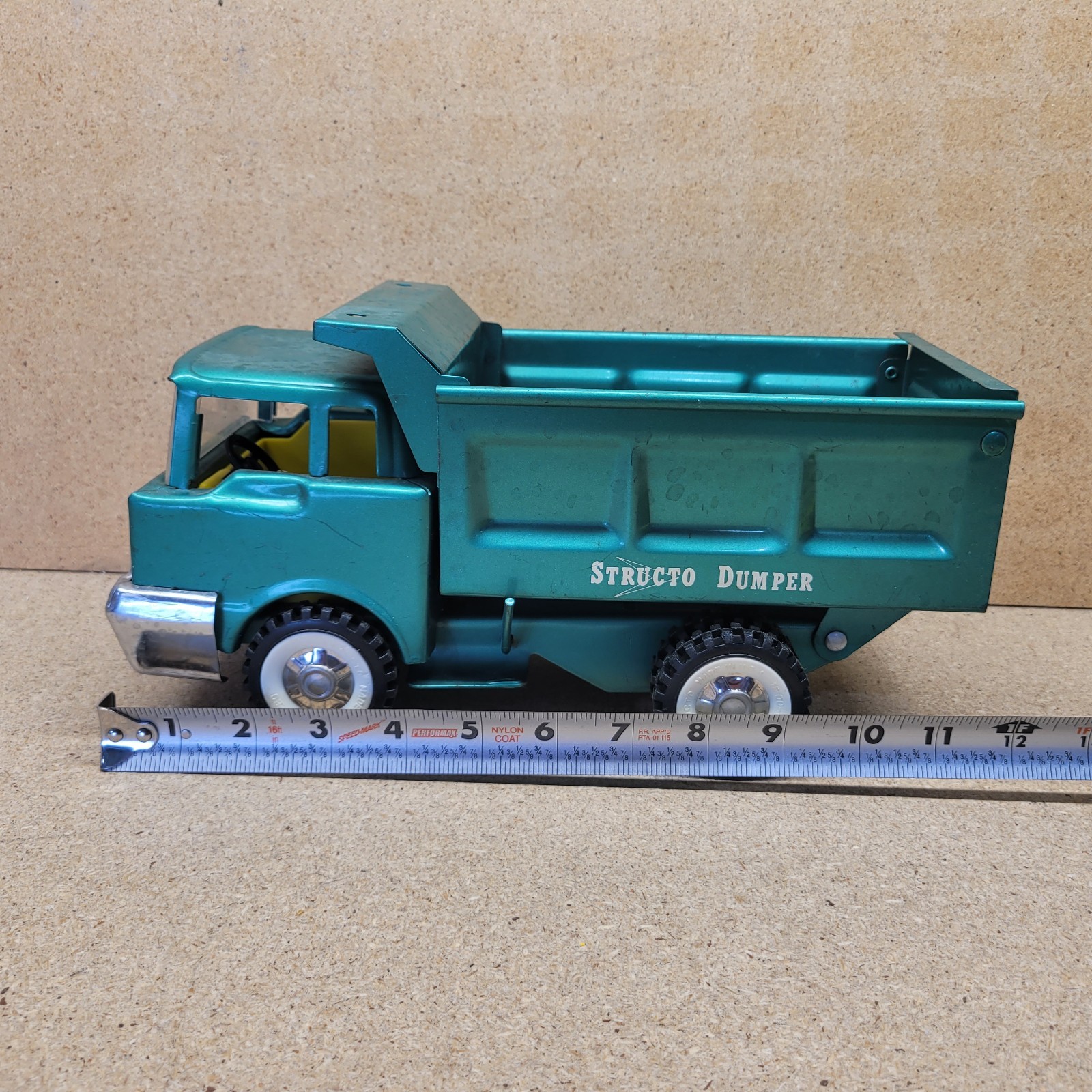 VTG 1960s Structo Dumper Pressed Steel Collectible Hydraulic Dump Truck