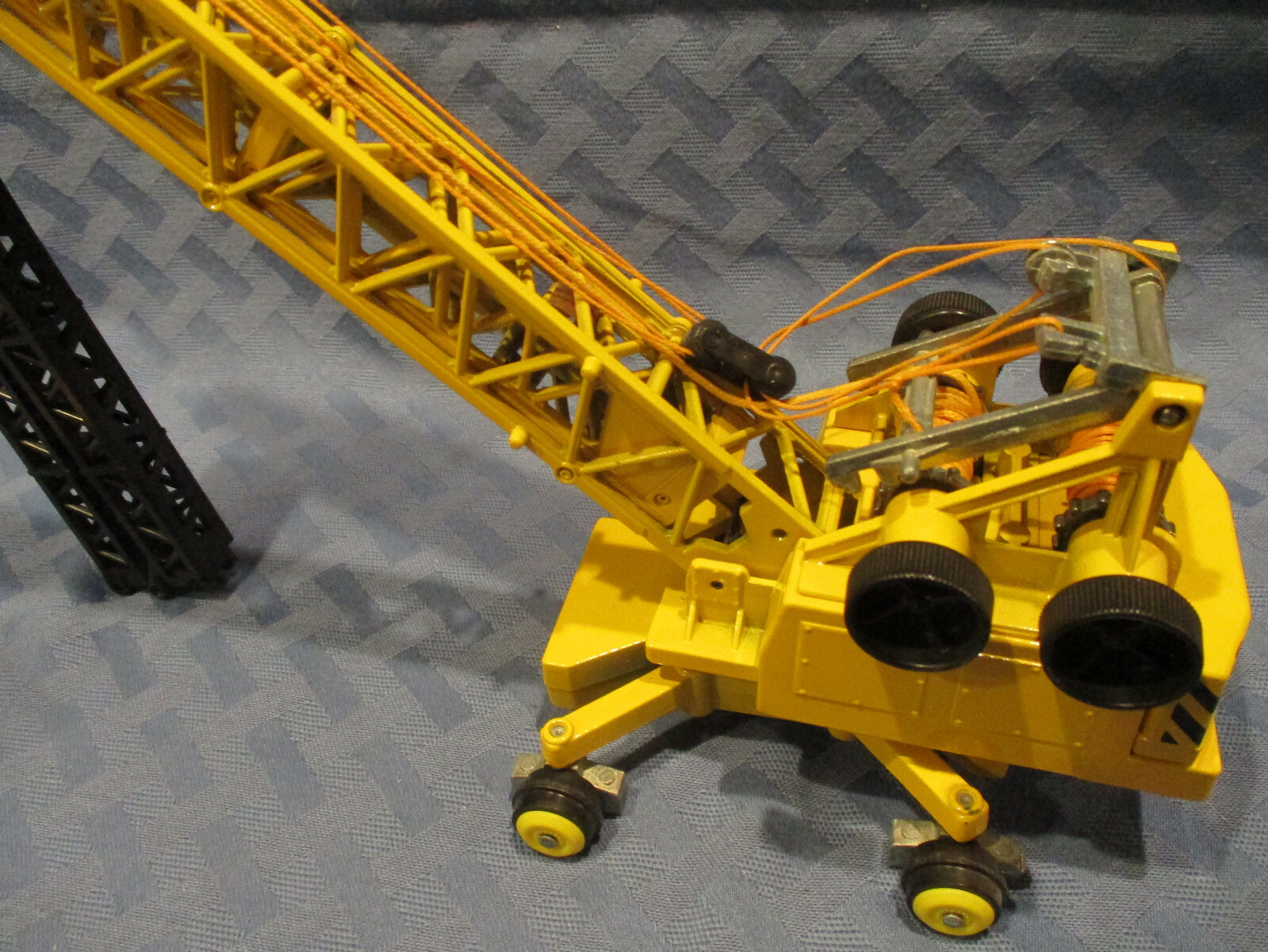 SIKU Mercedes 2232 with Tower Construction Crane, # 4011, 1/55, W. Germany