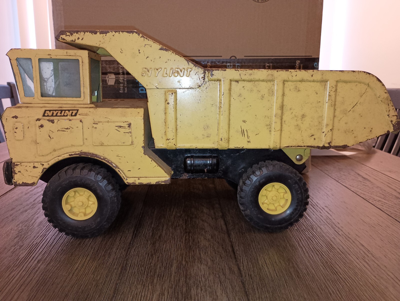 VTG. 1960s/70s (17 Inch) Yellow Nylint Dump Truck – Made In Rockford IL