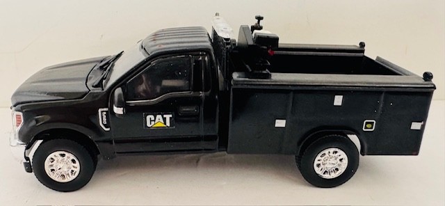 1:50 Ford F350 Road Service Truck Black Work Bed Custom Caterpillar Decals