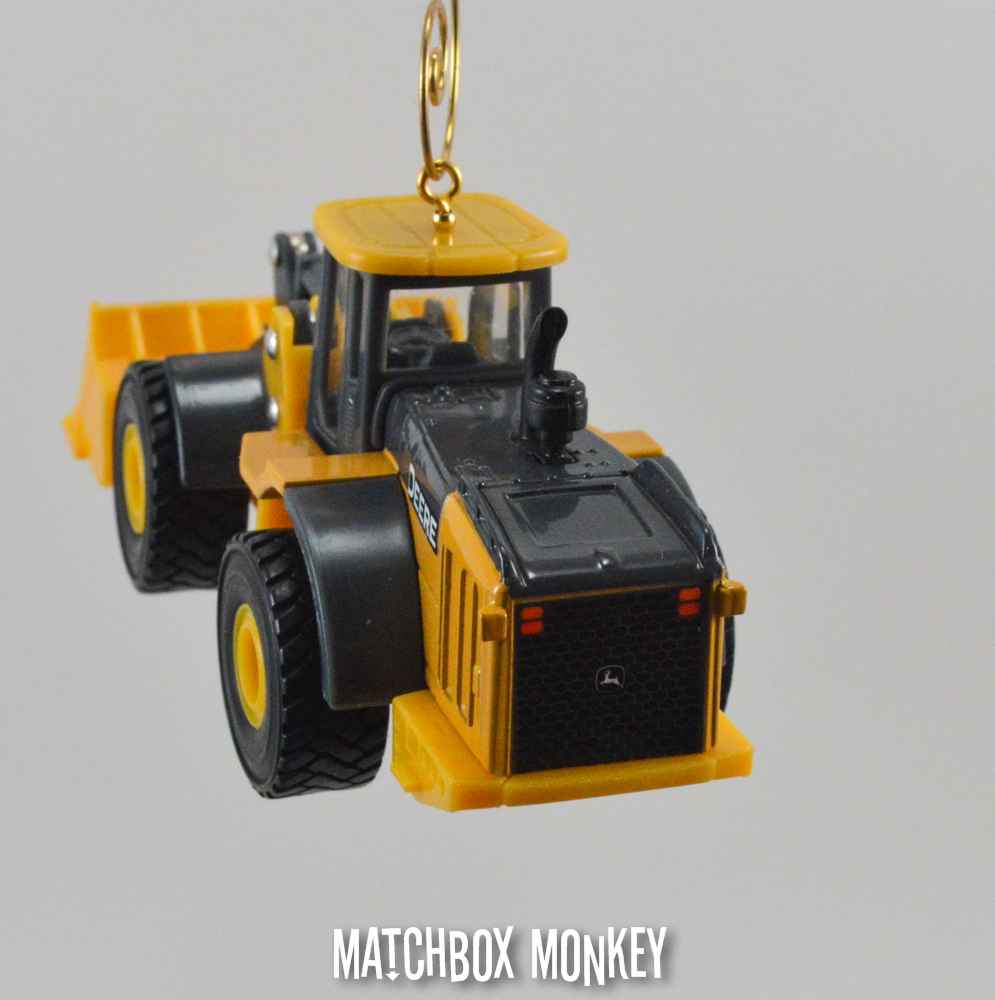 Custom John Deere 524K Wheel Loader 1/64 Christmas Ornament Caterpillar CAT