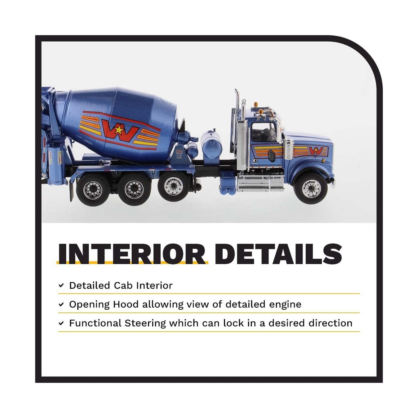 Diecast Masters 1:50 Scale Western Star 4900 with Lift Axle and McNeilus Brid…