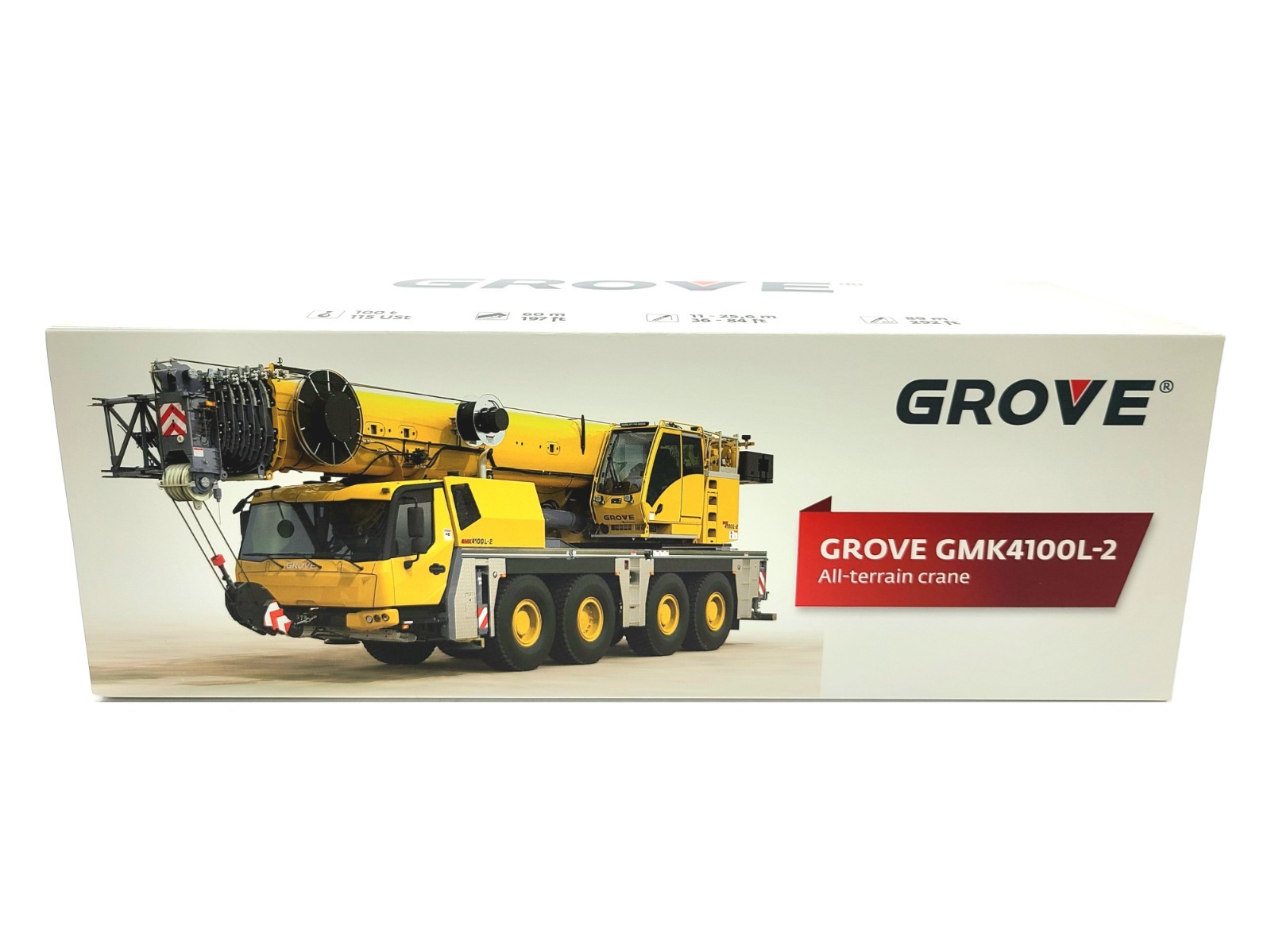 Grove GMK4100L-2 All-Terrain Mobile Crane – Conrad 1:50 Scale Model #2124/0 New