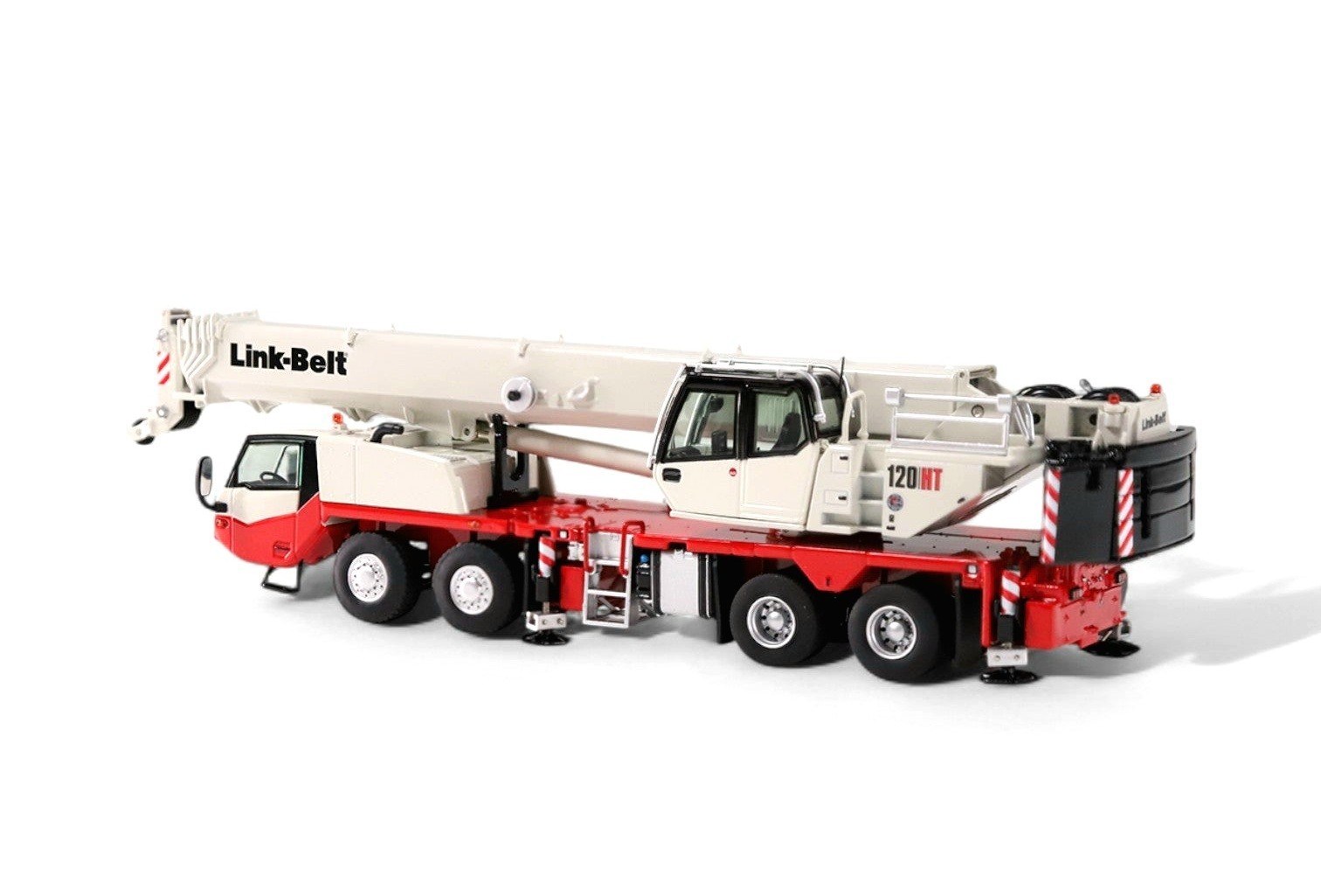 Link-Belt 120|HT Telescopic Truck Crane – NZG 1:50 Scale Diecast Model #1088 New
