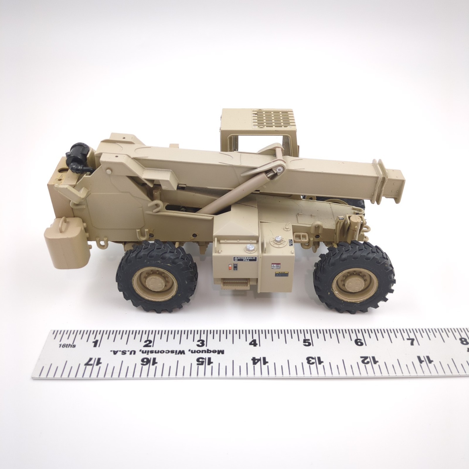 JLG Industries Telehandler Diecast Model Construction Equipment Desert Tan 2017