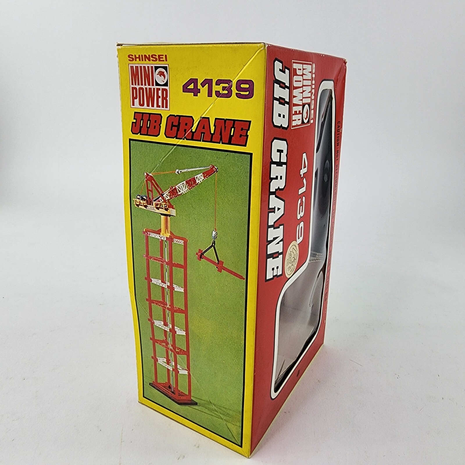 Shinsei Mini Power JIB CRANE 4139 Diecast Kit ORIGINAL COMPLETE RARE NOS NEW