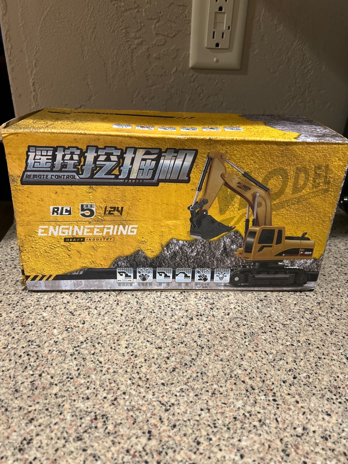 1:24 RC 5 Safe Operations Engineering Heavy Industry : Excavator Remote Control