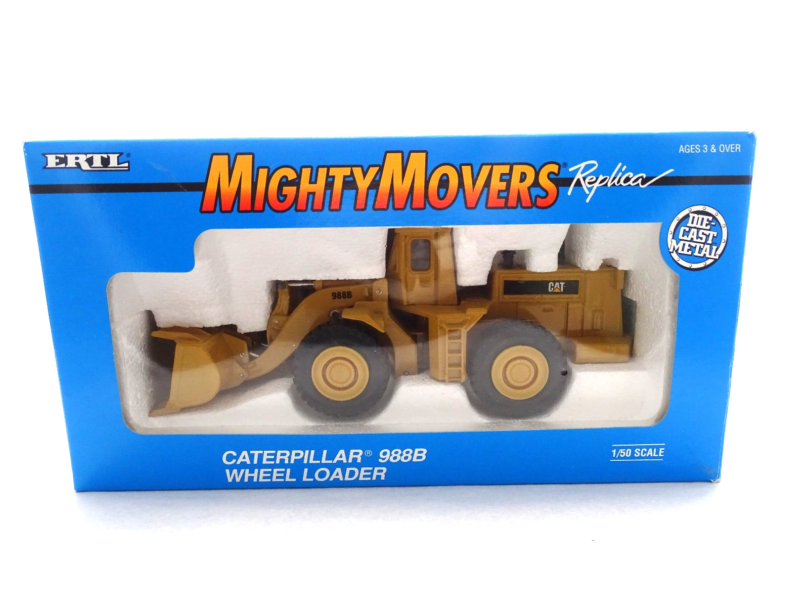 ERTL Mighty Movers 1/50 Scale Caterpillar 988B Wheel Loader / Free Shipping