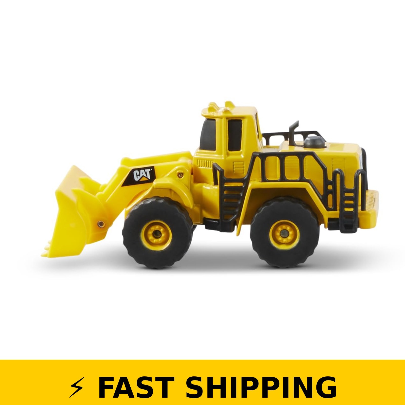 CAT Die-Cast Construction Toys 3 Pack – Steam Roller, Excavator, Loader