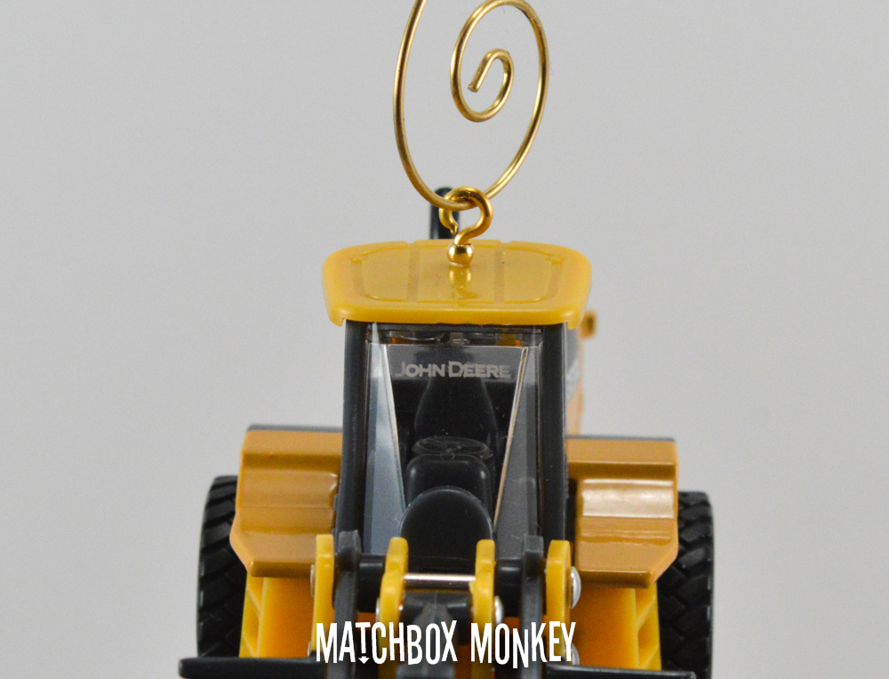 Custom John Deere 524K Wheel Loader 1/64 Christmas Ornament Caterpillar CAT