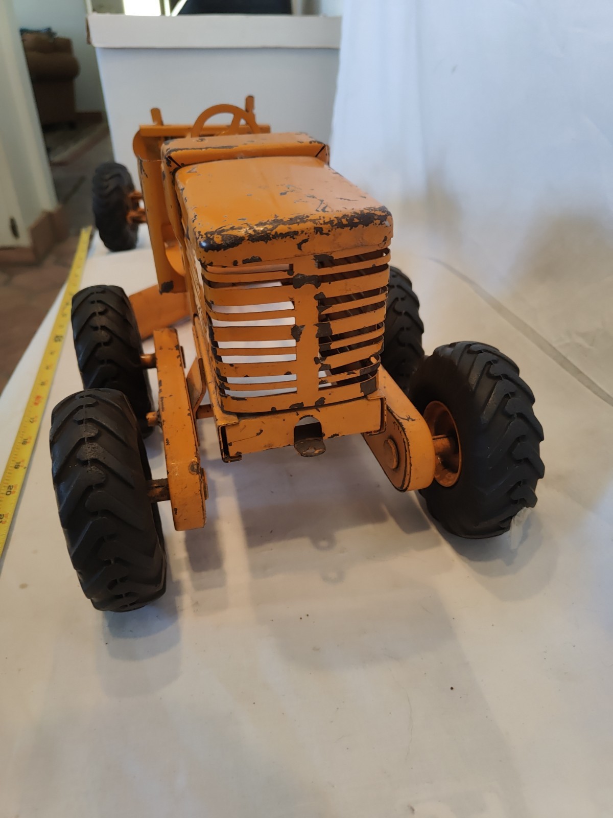 Doepke Model Toys Adams Road Grader Diesel Motor Steel 1950’s Vintage Nice Cond.