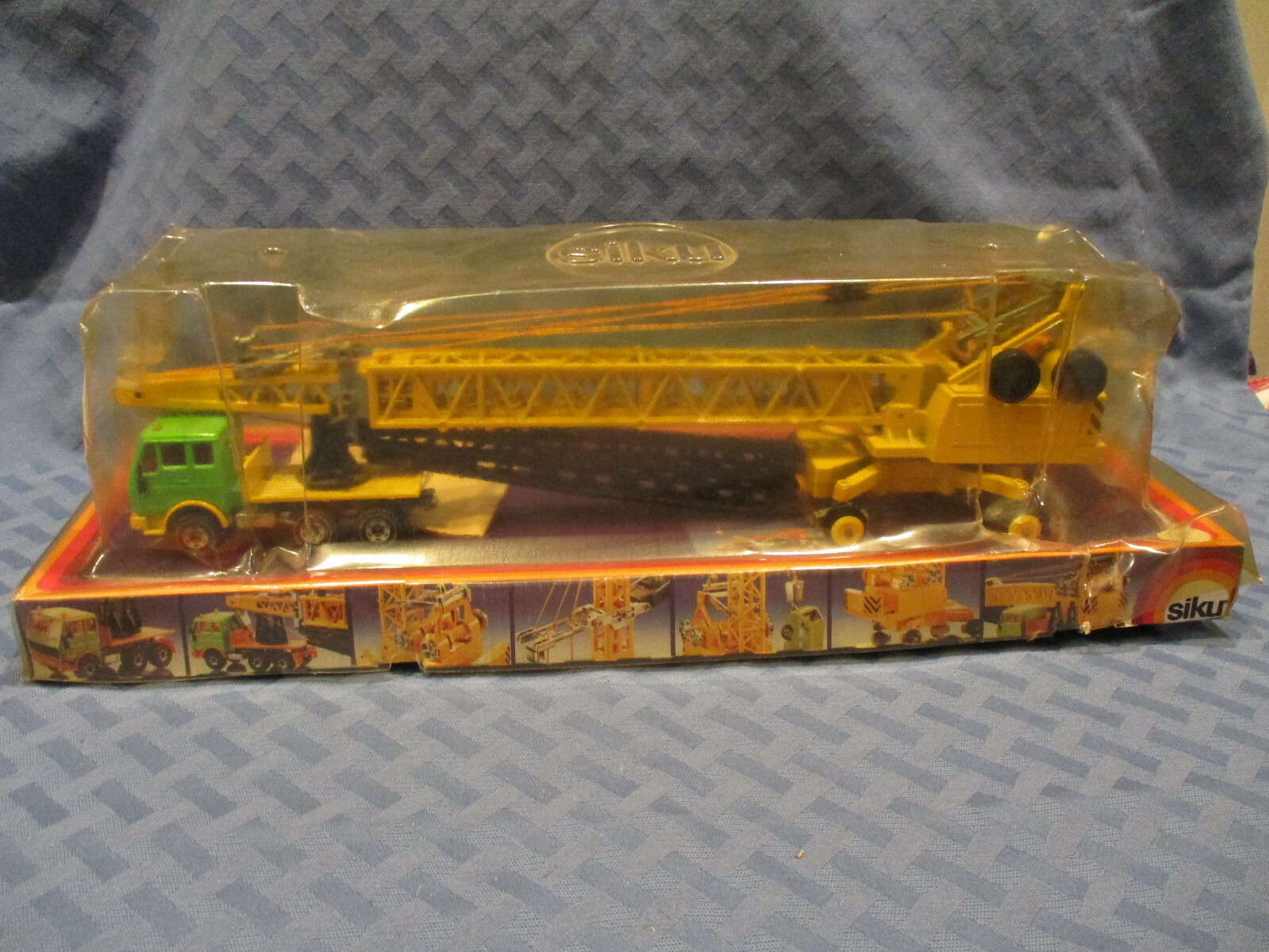 SIKU Mercedes 2232 with Tower Construction Crane, # 4011, 1/55, W. Germany