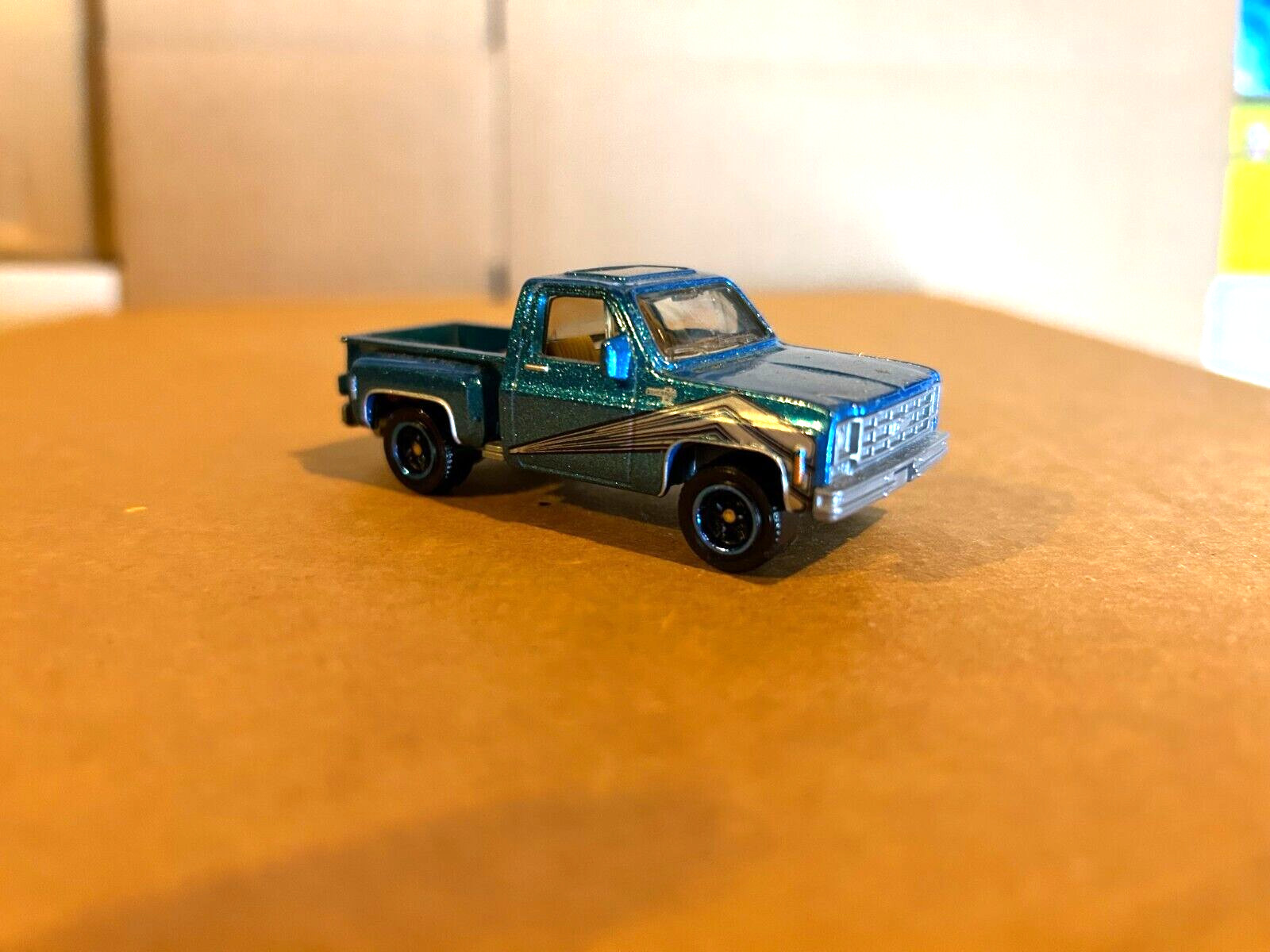 Matchbox #???? 1976 Chevy Stepside Pick-up Truck “Blue” 1:82