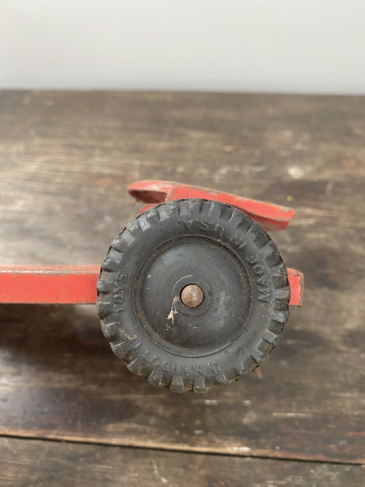 Vintage Wyandotte Semi Truck Pickup Rolling Chassis Red FREE SHIPPING