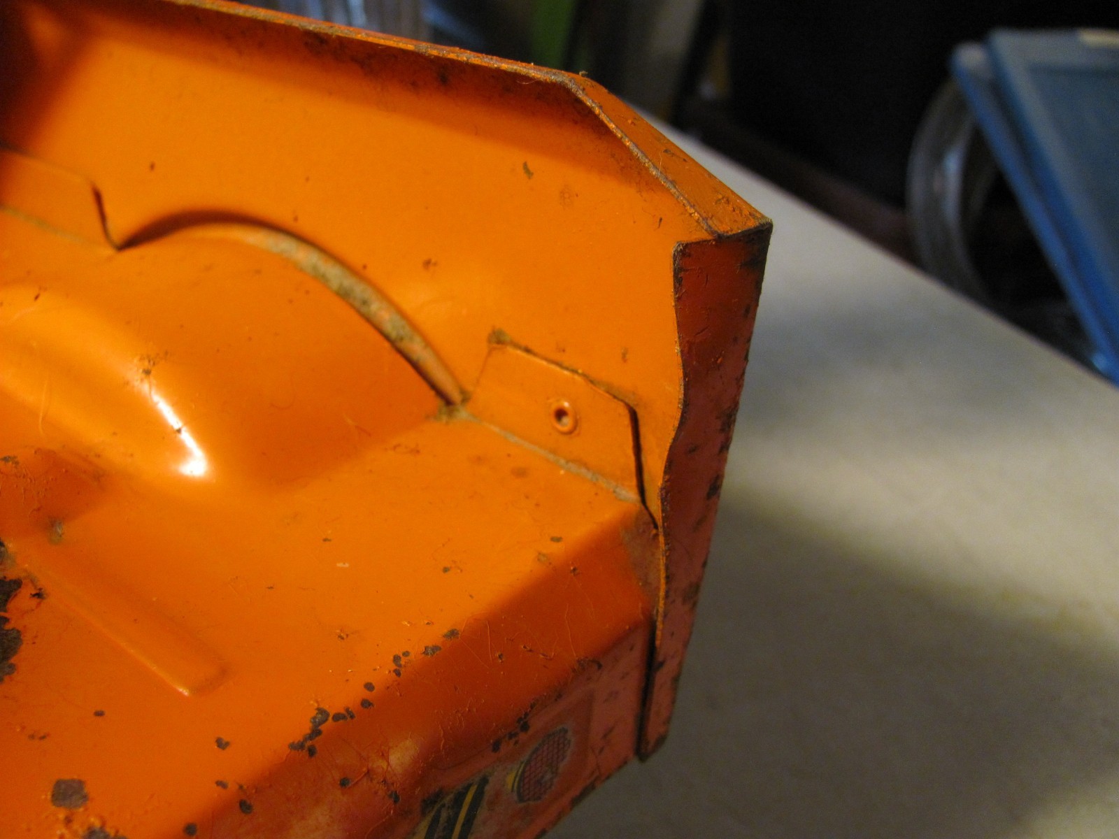 1970’s Mighty Tonka Orange Tow Truck.