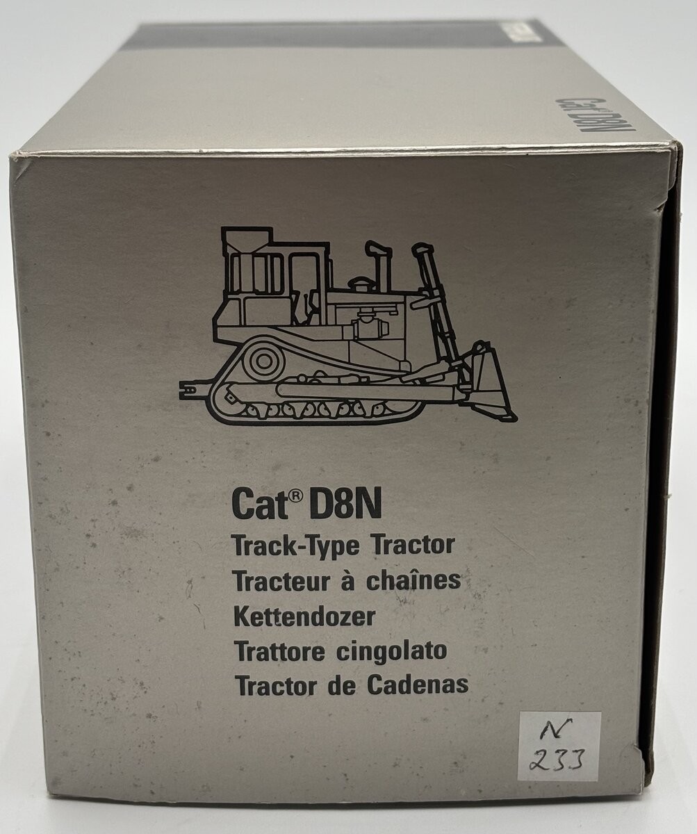 NZG 233 1:50 CAT D8N Track-Type Tractor – SILVER EX/Box