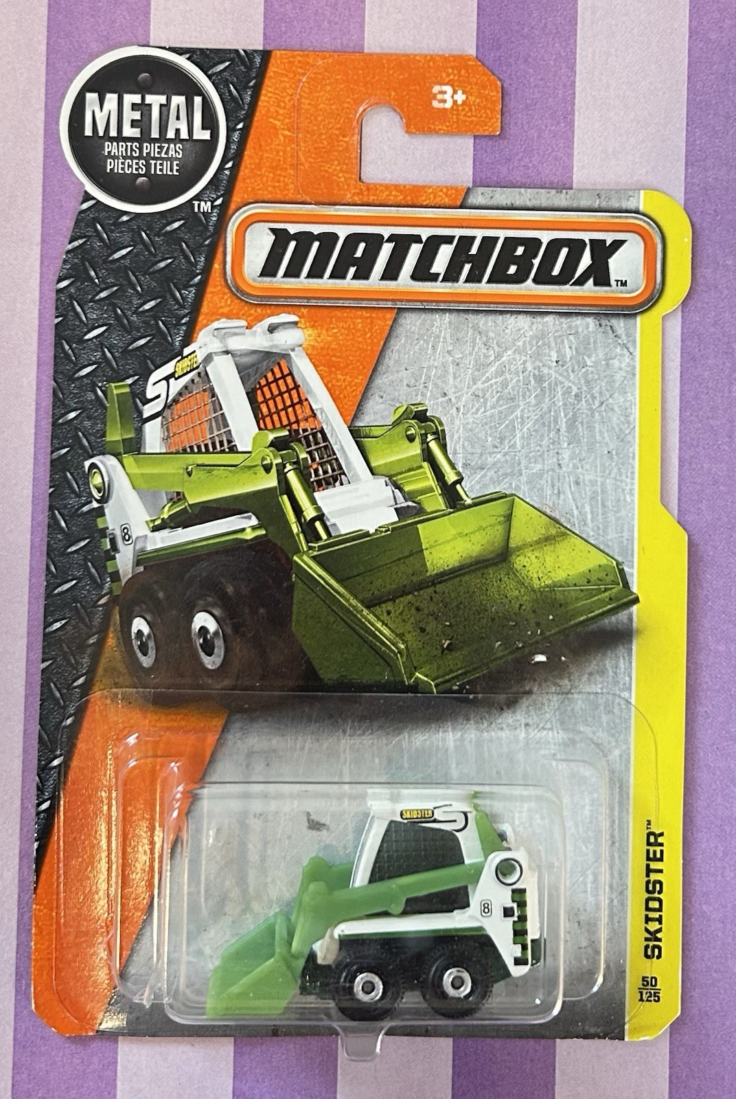 Matchbox MBX Construction Skidster Loader 1:64 Diecast Green White Black