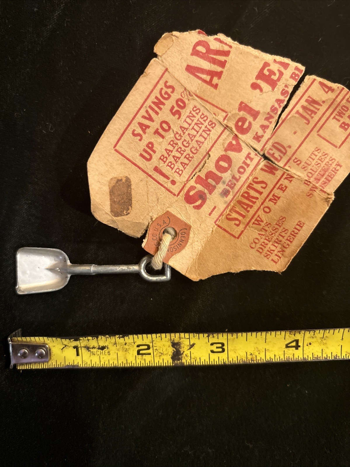 Dennisons MFG CO U.S.A Tiny Shovel Promotion