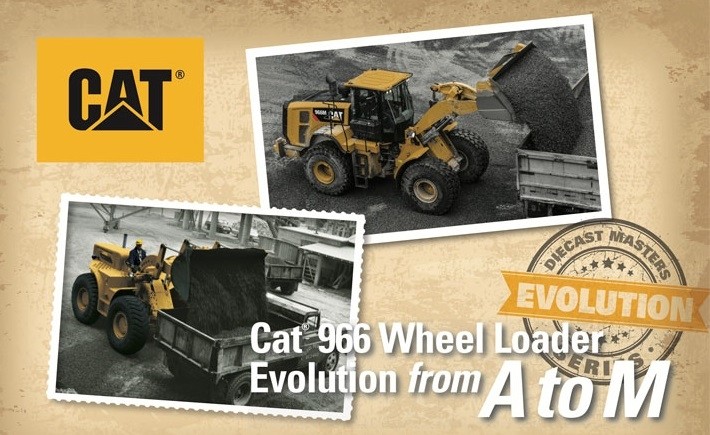 DIECAST MASTERS – Evolution Series Set with Two CATERPILLAR Loaders the…