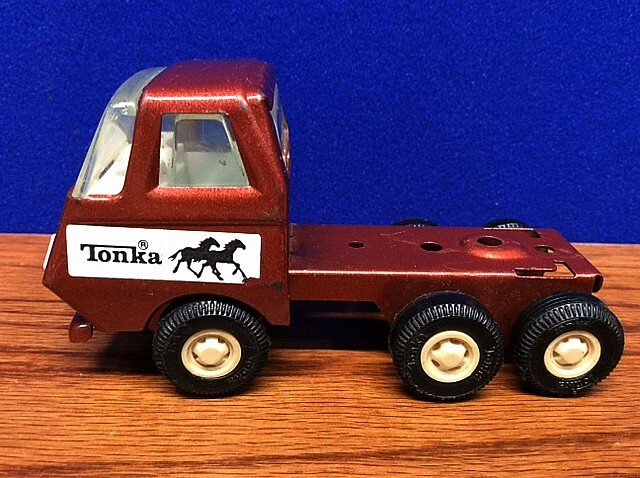 Tonka Horse Semi Truck Cab ~ Metallic Bronze ~ #55010 – Vintage Toy Truck