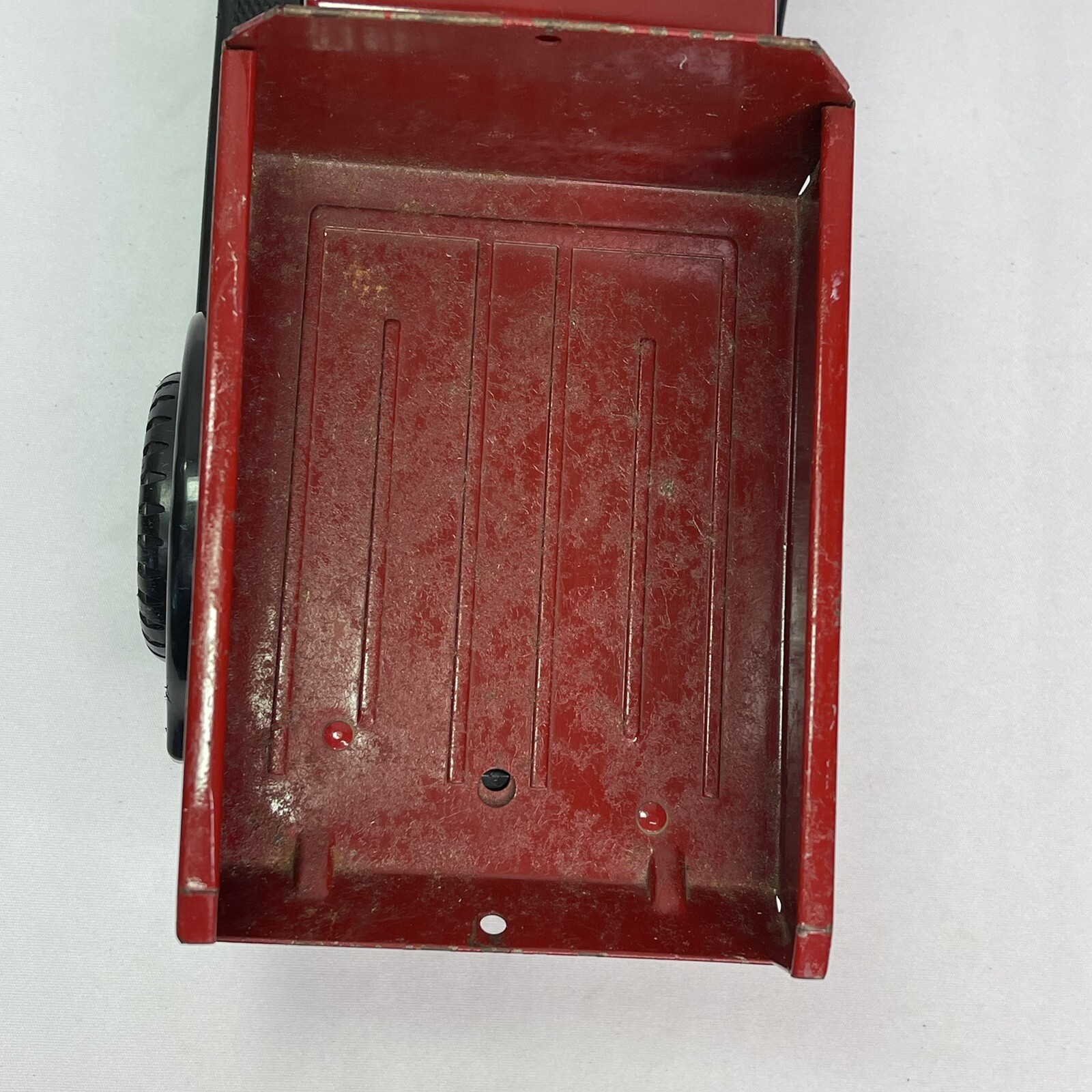 NyLint Classics Rockford IL Coal & Gravel Co Dump Truck Red Metal Vintage VIDEO
