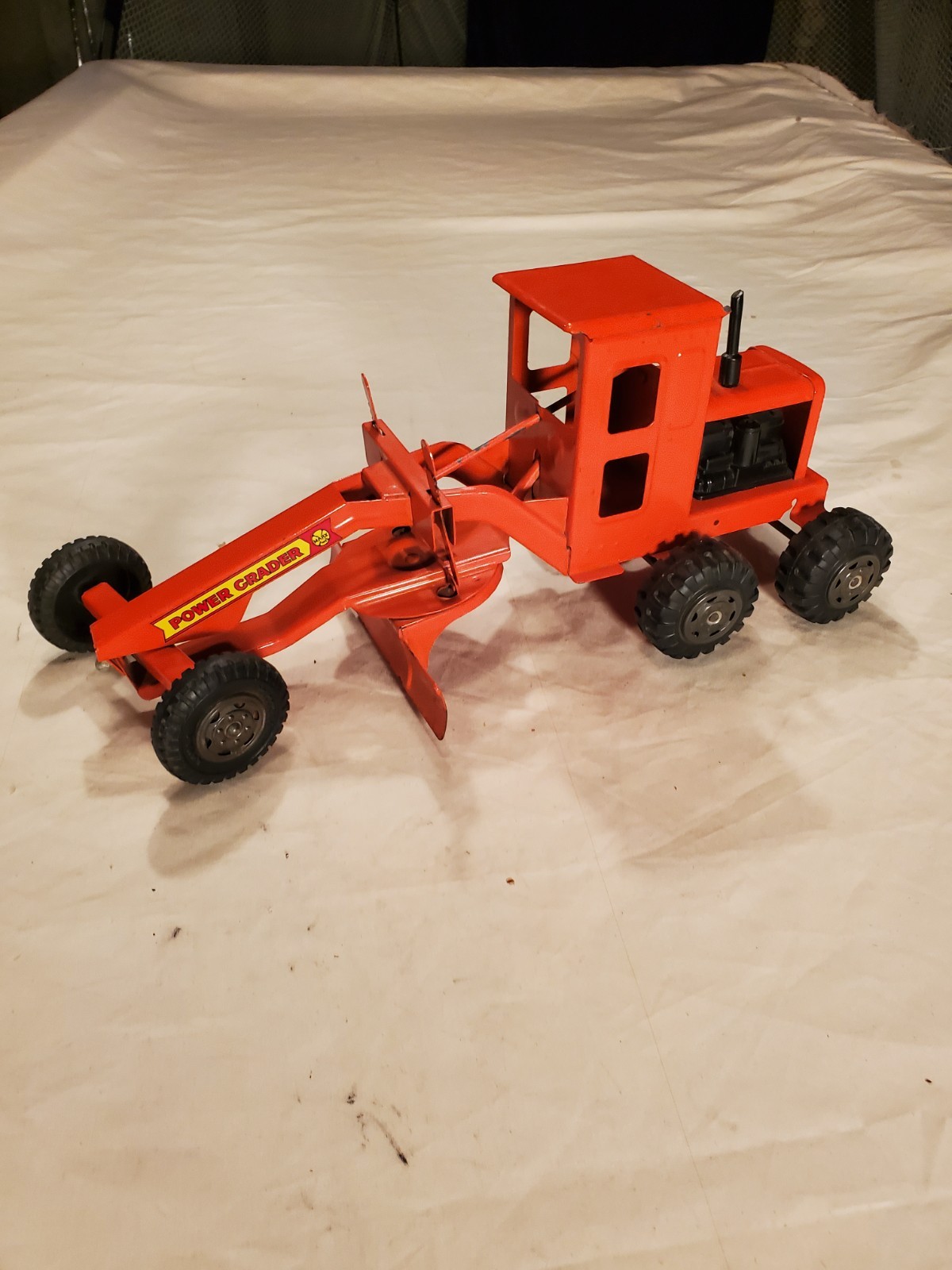 Vintage Marx Power Grader Toy Pressed Steel