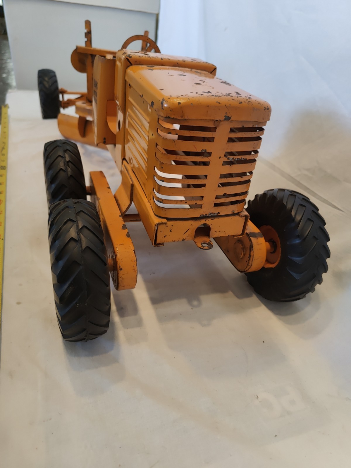 Doepke Model Toys Adams Road Grader Diesel Motor Steel 1950’s Vintage Nice Cond.