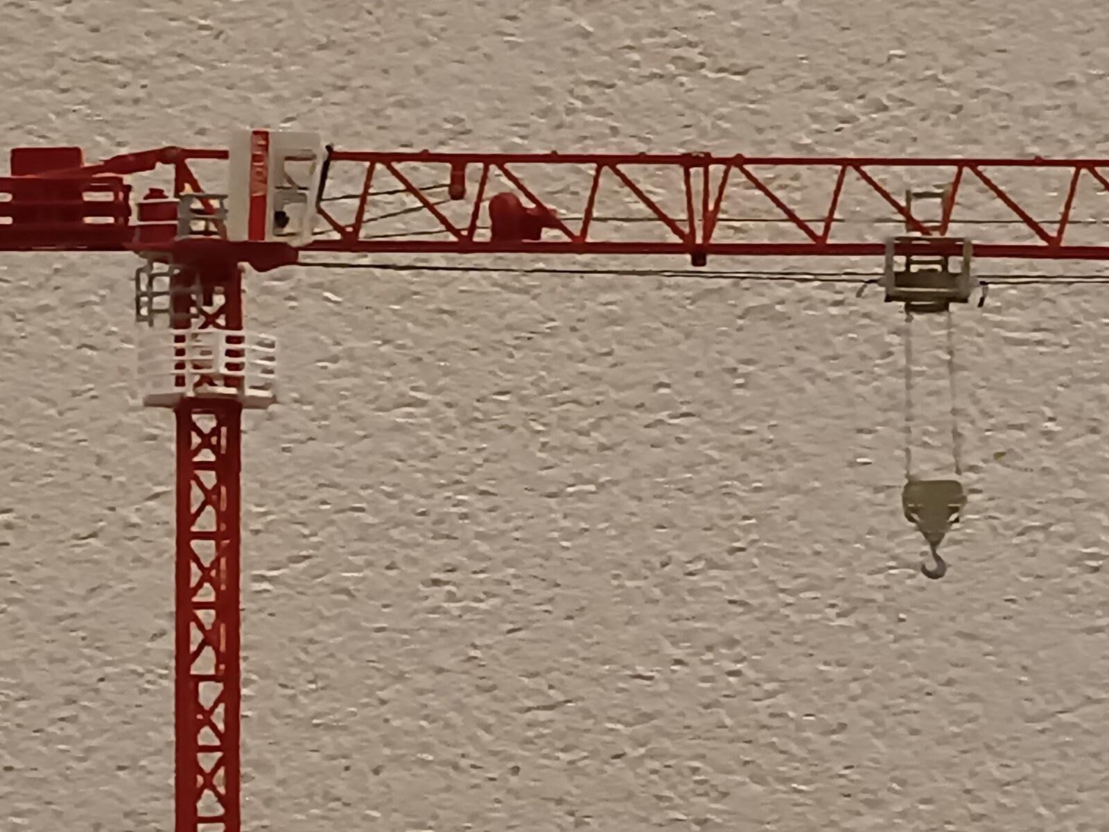 Wolff Tower Crane By Ros 1/87 Die Cast Model Wolff Tower Crane Action Figure