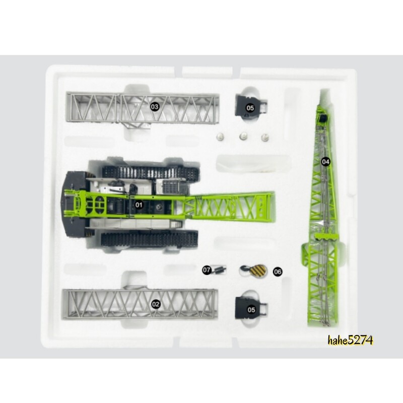 Zoomlion ZCC1000V 1:50 Scale Crawler Crane Engineering Vehicle Diecast Model