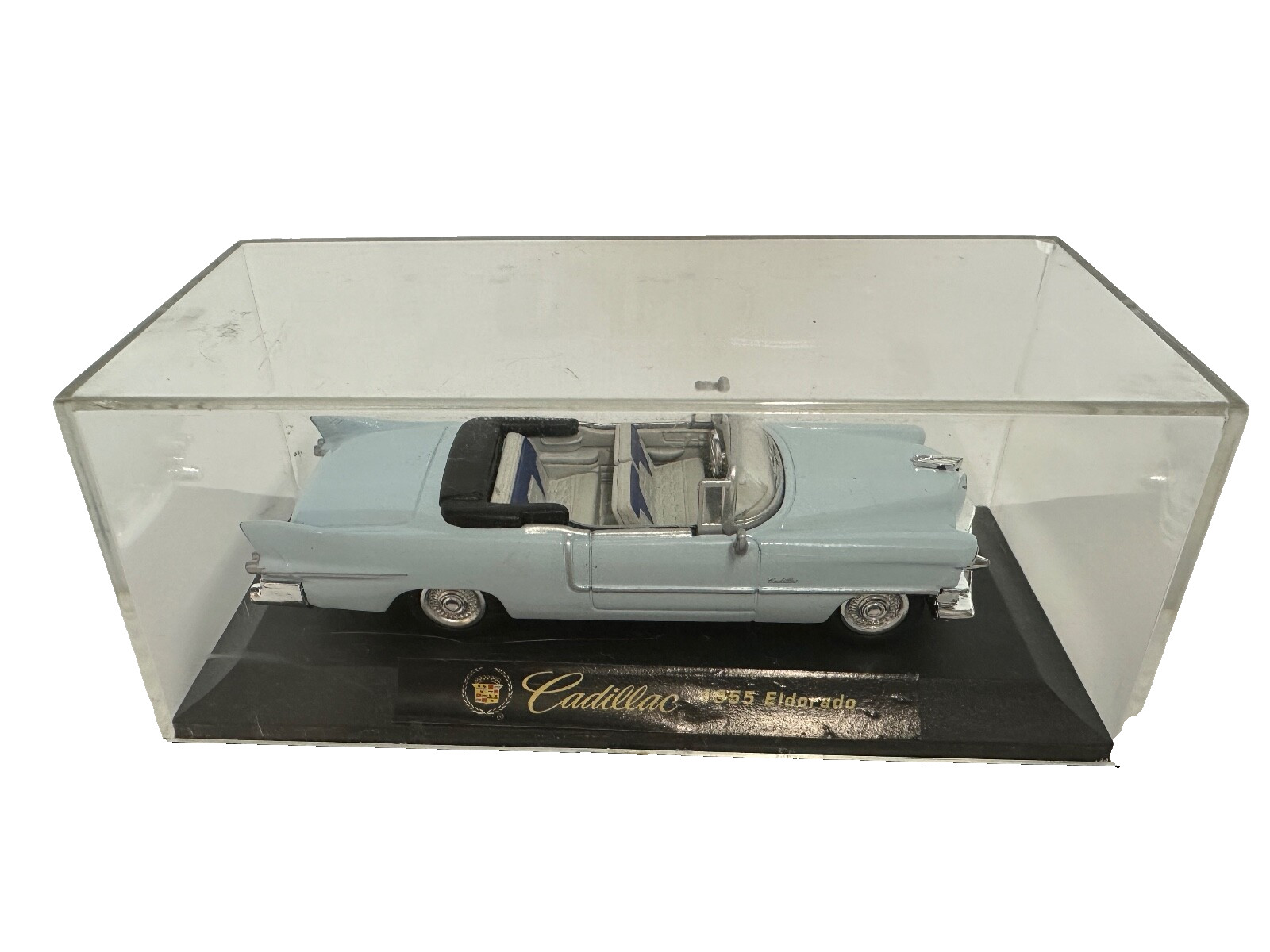 New-Ray SS-48387 1:43 Light Blue 1955 Cadillac El Dorado Convertible Car