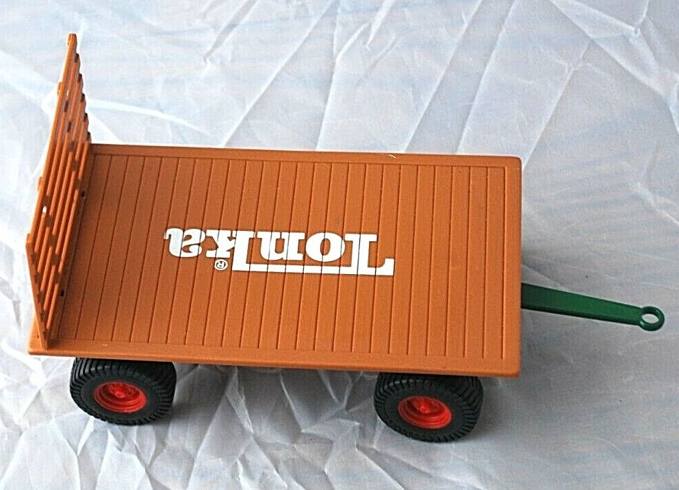 Tonka Hasbro Rare Hay wagon / Hay Rack Farming Brown, Green, And Red Preowned