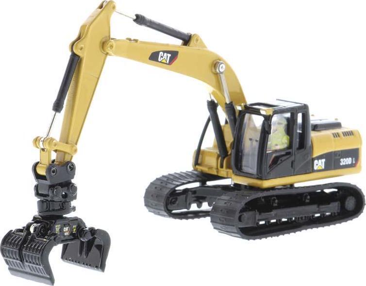 CAT Caterpillar 320D Hydraulic Excavator w/ Multiple Work Tools (High Line 1:87
