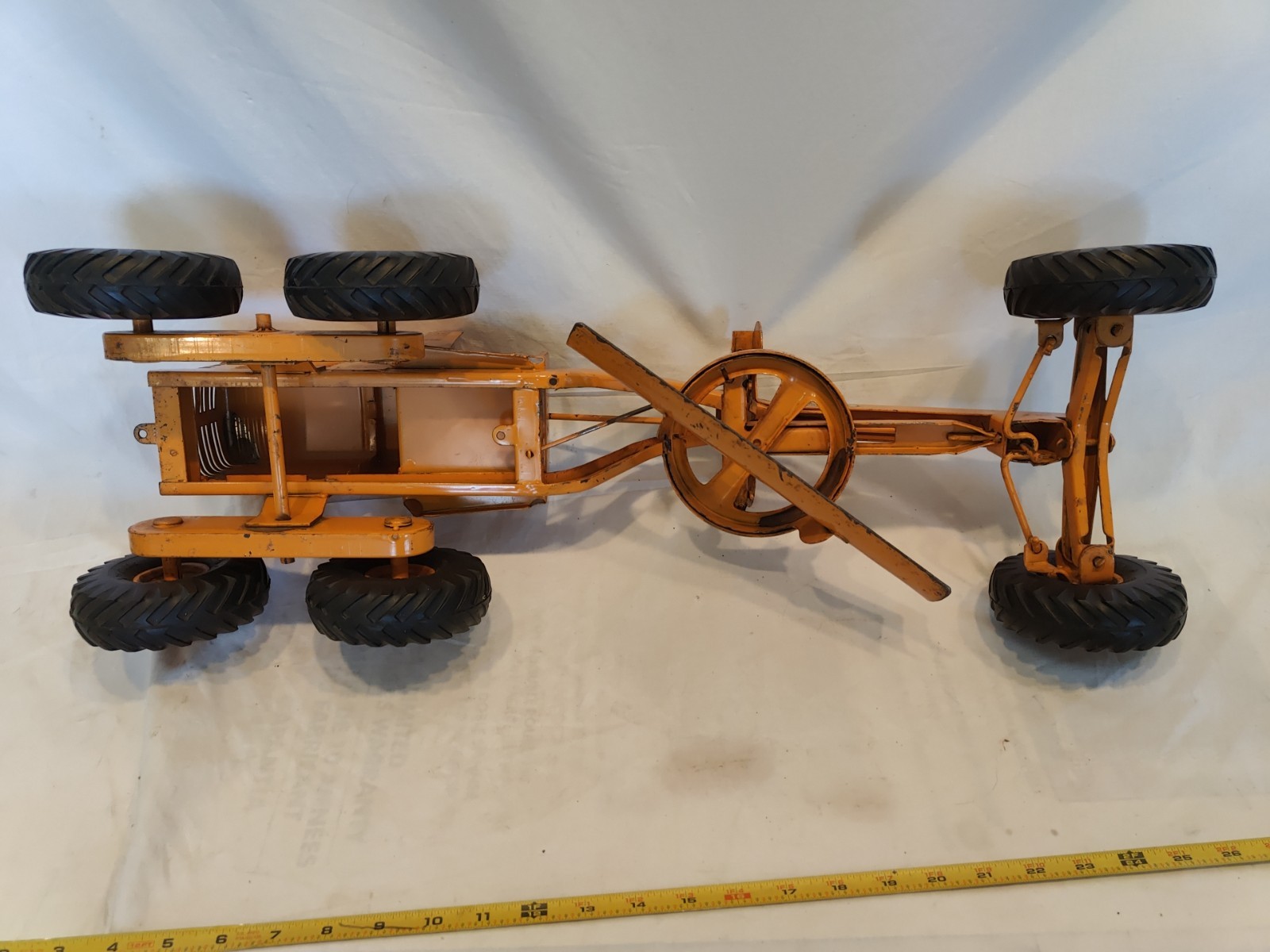 Doepke Model Toys Adams Road Grader Diesel Motor Steel 1950’s Vintage Nice Cond.