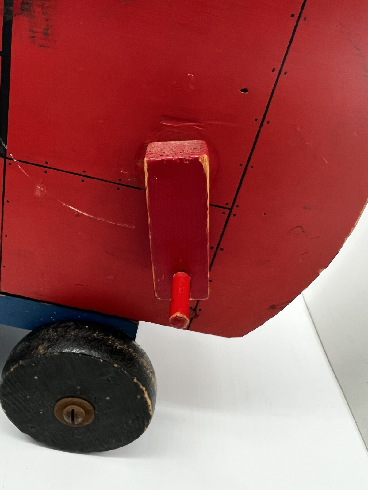 Tick Tock Wooden Toy – Made For Firestone – Antique Steam Shovel 1940s Excavator