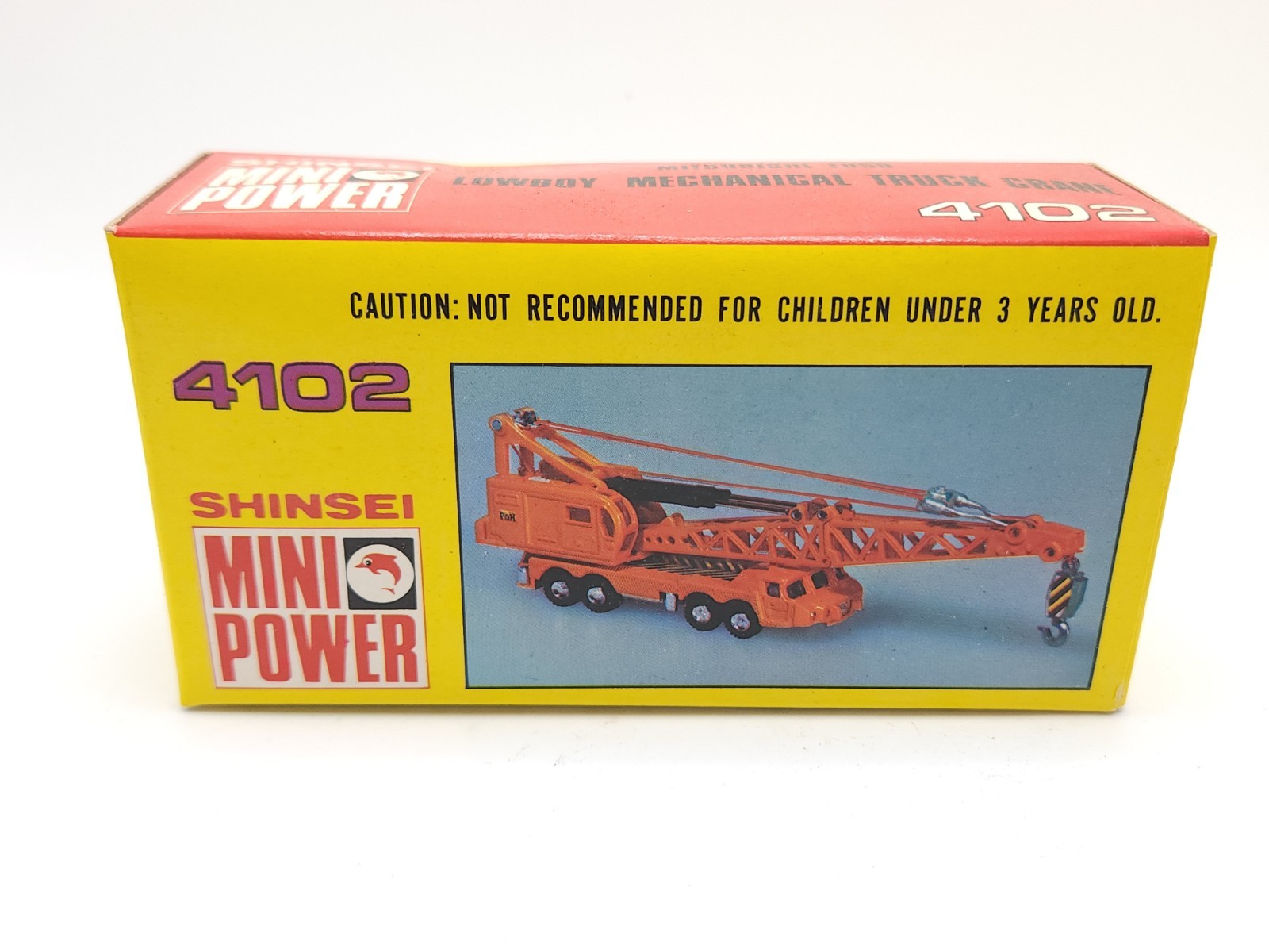 Vintage Shinsei Mini Power 4102 4125 29 Diecast Construction Toy Lot Japan NIB