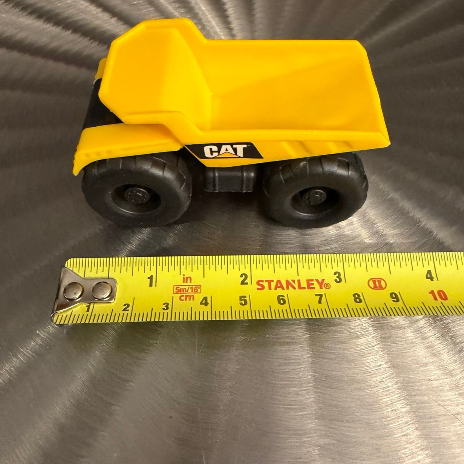 CAT Dump Truck, Bulldozer, Backhoe, Front Loader 3” Plastic Toys